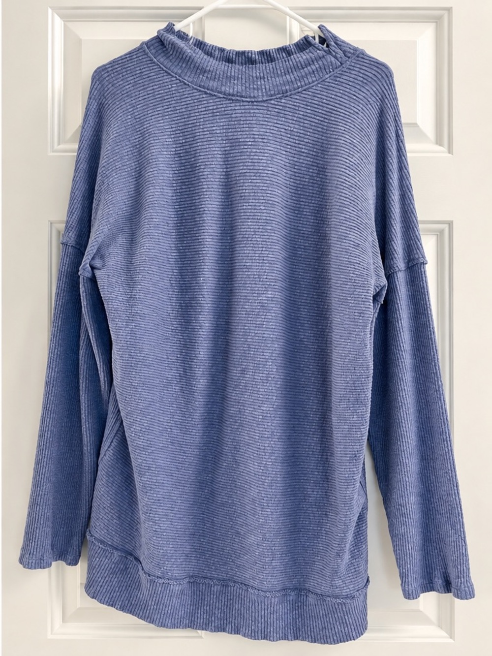 Free People/We The Free/Ribbed Mock Neck Pullover/Casey Tunic/Size Large